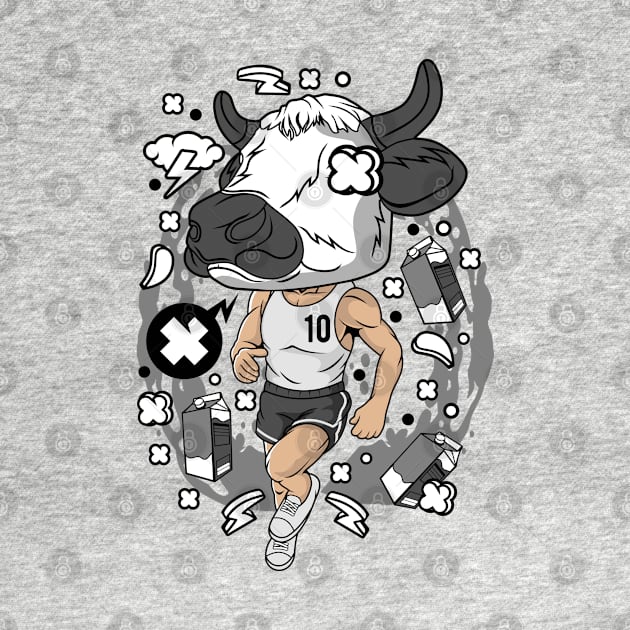 athlete cow head by Mako Design 